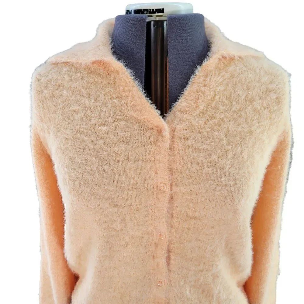 Wild Fable Fuzzy Button-Front Cardigan Sz XS - Picture 4 of 8